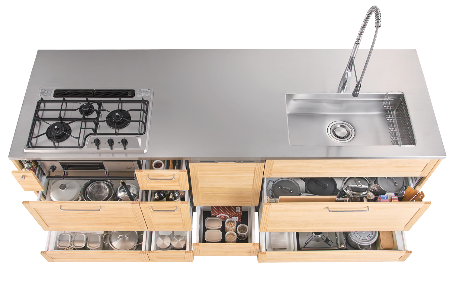 無垢木H-S系列 日本檜木 廚房